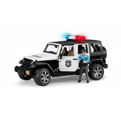 Jeep Wrangler Policia con policia y accesorios - escala 1:16