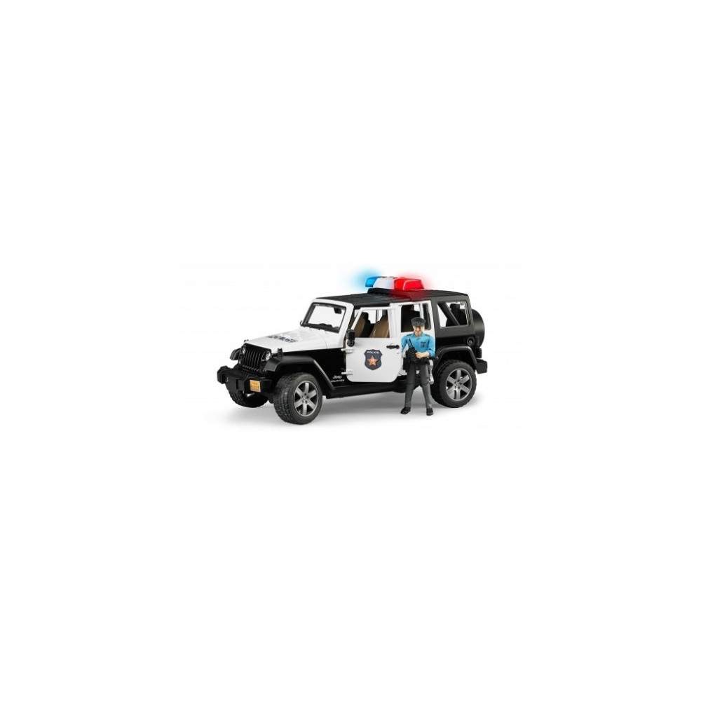 Jeep Wrangler Policia con policia y accesorios - escala 1:16