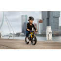Bicicleta infantil BERG Bike Cross gris con freno de mano de alta precisión y diseño ergonómico ajustable.