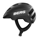 Casco de bicicleta infantil BERG S con ajuste trasero y detalles reflectantes para seguridad.