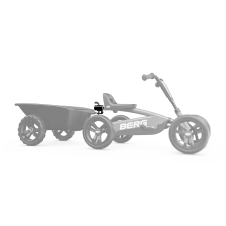 Enganche de remolque original BERG Buzzy Reppy para coche de pedales infantil.