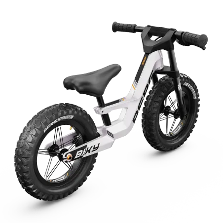 Freno de mano blanco ergonómico para bicicleta infantil BERG Cross