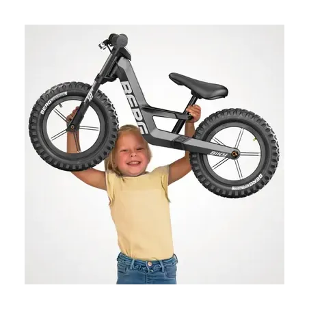 Freno de mano blanco ergonómico para bicicleta infantil BERG Cross