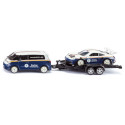 Set a escala 1:50 de furgoneta VW ID. Buzz eléctrica y coche deportivo Porsche 911 GT3 RS para coleccionistas.