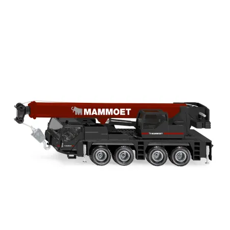 Camión de juguete Mammoet a escala 1:50 en metal y plástico de alta resistencia SIKU