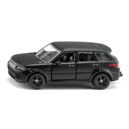 Réplica de juguete Range Rover Sport SIKU a escala 1:50 en color negro con puertas practicables.