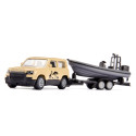 Land Rover Defender “Safari” de siku con barco