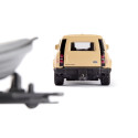 Land Rover Defender “Safari” de siku con barco
