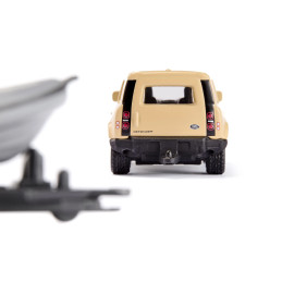 Land Rover Defender “Safari” de siku con barco