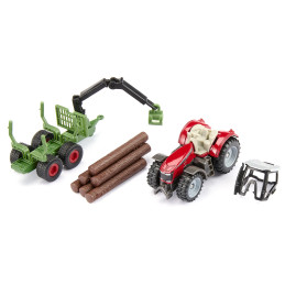 Massey Ferguson con colgador forstanhänger