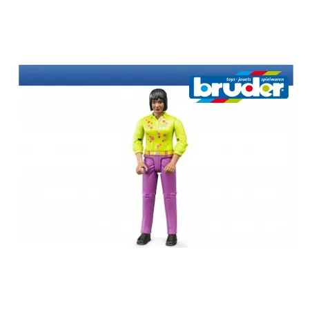 Mujer de piel morena - escala 1:16