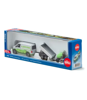 VW T6 con remolque y cortacespe