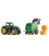 Tractor John Deere con rotoempacadora - Blister