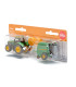 Tractor John Deere con rotoempacadora - Blister