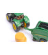 Tractor John Deere con rotoempacadora - Blister