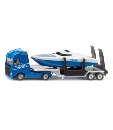 Camión Volvo con barco | Articulado portacargas 155x36x46