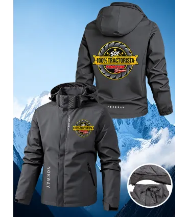 Chaqueta Gris con Logo Soy 100% Tractorista