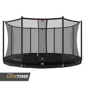BERG Favorit InGround 380 Black con Red de Seguridad Comfort