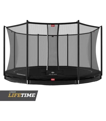 BERG Favorit InGround 380 Black con Red de Seguridad Comfort