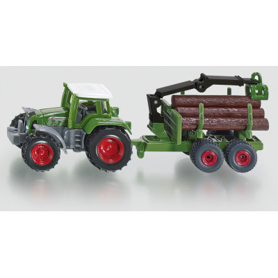 Tractor Fendt con remolque forestal - Blister