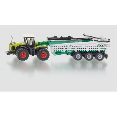 Tractor Claas Xerion con cisterna - escala 1:87