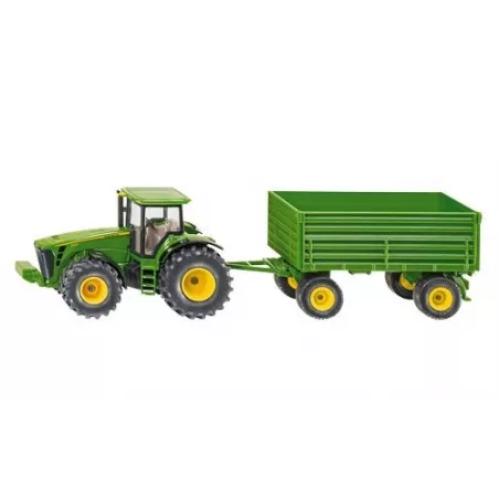 Tractor John Deere con remolque