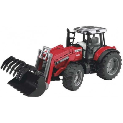 Massey Ferguson 7480 con pala