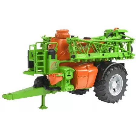 Remolque pulverizador de juguete Amazone UX 5200 de Bruder a escala 1:16 con depósito de agua funcional.