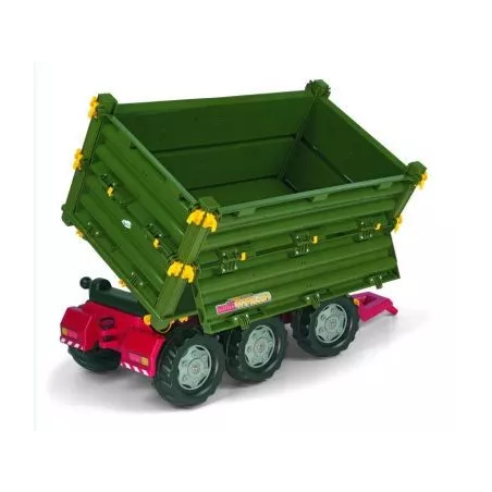 Remolque 3 ejes para tractor a pedales