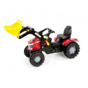 Tractor Massey Ferguson 8650 con pala a pedales