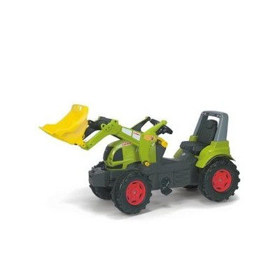 Tractor Claas Arion 640 con pala a pedales