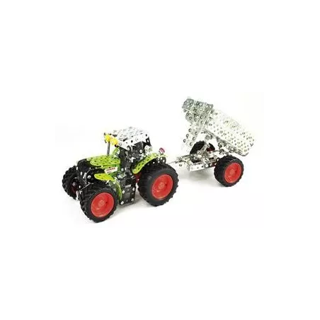 Claas Arion 430 con remolque - escala 1:32