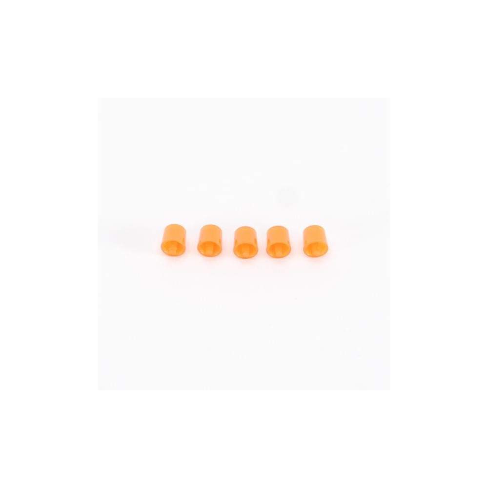 5 luces de emergencia de color naranja