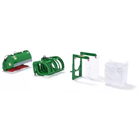 Cargadores de herramientas de la serie B John Deere verde