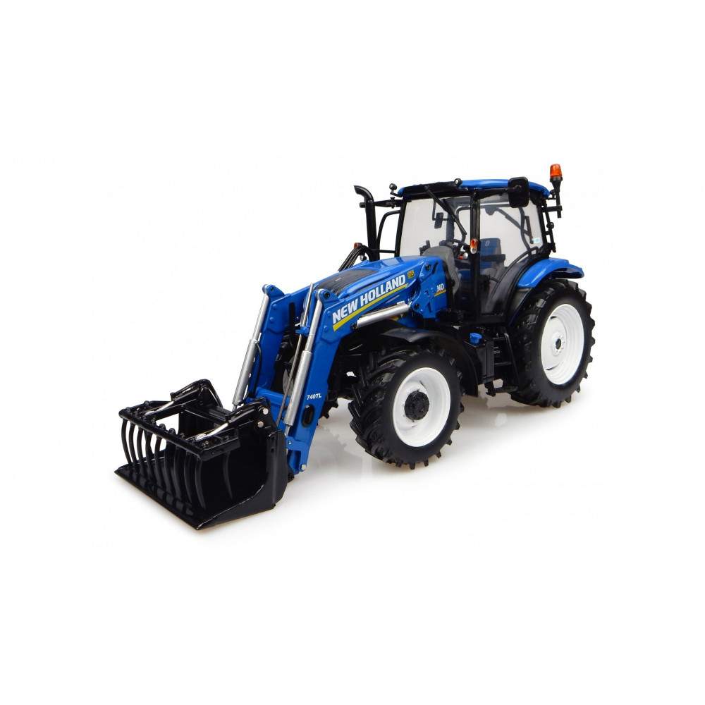 New Holland T6.145 con pala 740TL - escala 1:32