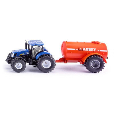 Tractor New Holland con cisterna de un solo eje de suspensión - escala 1:50