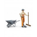 Set operario con carretilla - escala 1:16