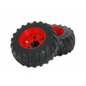 Ruedas delanteras izquierda y derecha Fendt 1050 Vario escala 1:16