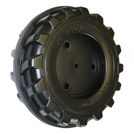 Rueda delantera de repuesto Rolly Toys de 335 x 120 x 10L para tractores de juguete infantiles.
