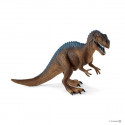 Figura de juguete hiperrealista del dinosaurio Acrocantosaurio de Schleich pintada a mano.
