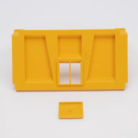 Compuerta trasera de repuesto original Bruder para remolque Joskin de juguete.