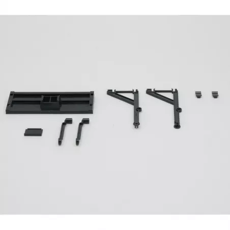 Portón trasero automático de juguete para remolques Bruder, accesorio de plástico resistente.