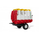 Remolque autocargador Pöttinger de juguete Rolly Toys con sistema de inclinación.