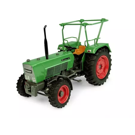 Réplica metálica detallada del tractor histórico Fendt Farmer 4S - 4WD a escala 1:32.