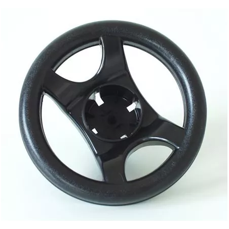 Volante de repuesto original de plástico resistente para vehículos infantiles Rolly Toys.