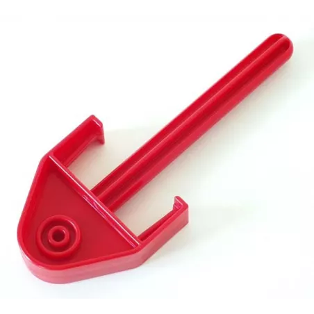Pasador de acoplamiento de plástico resistente para tractores de pedales y remolques Rolly Toys.