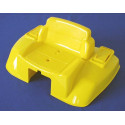 Guardabarros amarillo Rolly Junior John Deere para tractor de pedales
