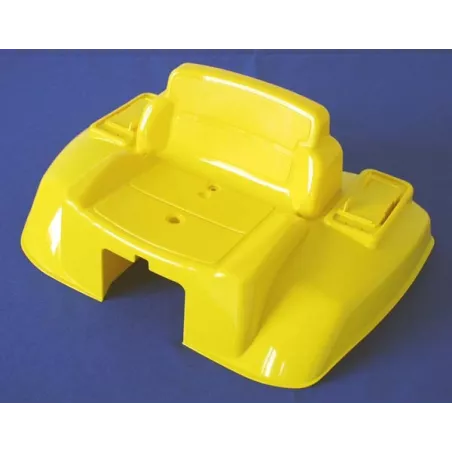 Guardabarros amarillo Rolly Junior John Deere para tractor de pedales