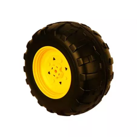 Rueda delantera de repuesto original para vehículo infantil John Deere Gator.