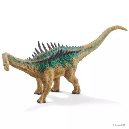 Figura de dinosaurio Agustinia de Schleich con púas defensivas detalladas.